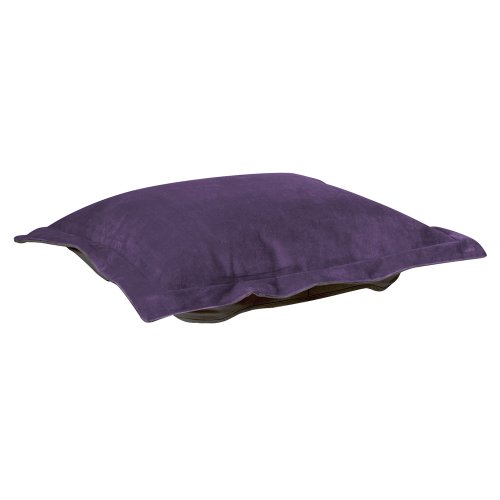 Howard Elliott Puff Ottoman Cushion With Cover, Bella Eggplant