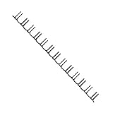 TruBind 5/16-Inch 3:1 Twin Loop Binding Wires - Pack of 100, Black (EW32L0516-BK)