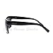 JuicyOrange KUSH Men's Sunglasses Flat Top Square Frame Black Dark Lens, 5 5/8