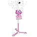 Kids Karaoke Microphone With Stand, Kids Karaoke Machine With Microphone Singing, Creative Birthday Gifts For Girls Age 3 4 5 6 Year Old Boys, Enjoy Bubbles Cheering Drum Effects