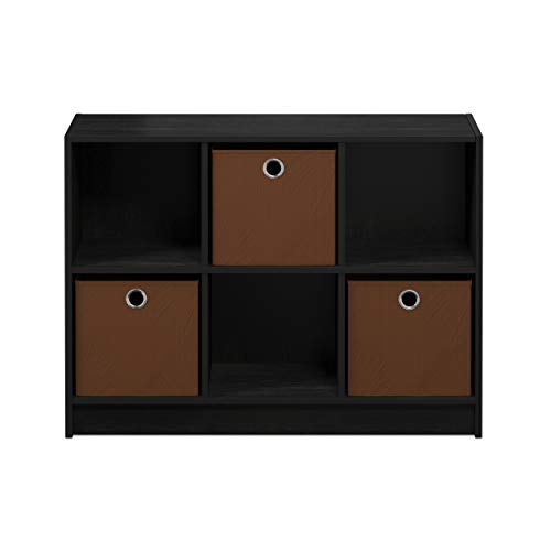 2 Furinno+99940AM+MBR+Bookcase+Americano