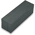 Heavy Duty Strong Ceramic Bar Magnets - Bulk Magnet Grade C8 Rectangle Ferrite Bar Magnet 2/5x2/5x4" Block Magnet (Pack of 9)