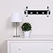 Trend Lab Soccer Wall Shelf with Pegs, Black/White