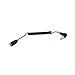 Riipoo Coiled 3.5mm Audio Extension Cable - 2-Pack 30cm Mini Coiled 3.5mm Headphone Cable, 90 Degree 1/8