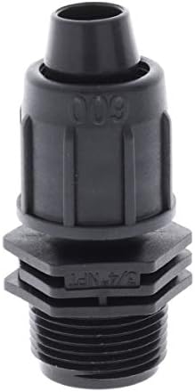 Drip Depot 1/2" Perma-Loc Tubing x 3/4" MPT Adapter Fitting- 100 Pack