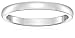 Amazon Collection Classic Fit 14K Plain Wedding Band, 2mm