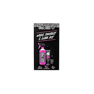 Muc-Off Clean, Protect & Lube Kit – Essentials To Clean, Protect And Lube Your Bicycle – Includes Muc-Off Bike Cleaner…