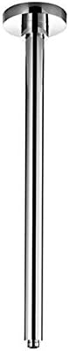 Blu Bathworks TA500R Ceiling-Mount Round Shower Arm, Polished Chrome Finish