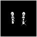 Clearbridal Rhinestones Necklace Earrings Jewelry Sets for Wedding Bridal Party 15032