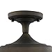Light Society Vita Flush Mount Ceiling Light, Oil Rubbed Bronze with Clear Glass Shade, Vintage Industrial Modern Lighting Fixture (LS-C246-ORB)
