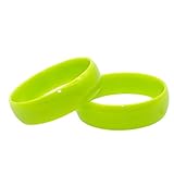 G-JSEA 2pcs Acrylic Candy Color Bracelets Set Women Girls Wide Bracelet Bangles