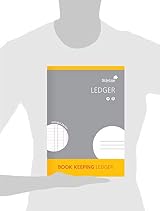 Silvine A4 Book Keeping Ledger 32 Pages Double Entry Ref SJA4L view 3