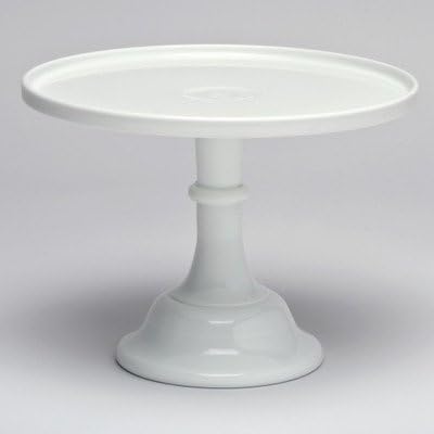 Mosser Glass 10 Milk Glass Cake Plate/stand by Mosser Glassware