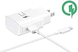 Fast 25W Charging USB-C Wall Samsung Galaxy Book 12-inch with Detachable Quick Charge 3.0 USB-C/USB Cable. (White)