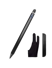 XIRON - Lápiz capacitivo activo para pantallas táctiles, 0.059 in de punta fina, compatible con iPad y la mayoría de tabletas con guantes antiincrustantes