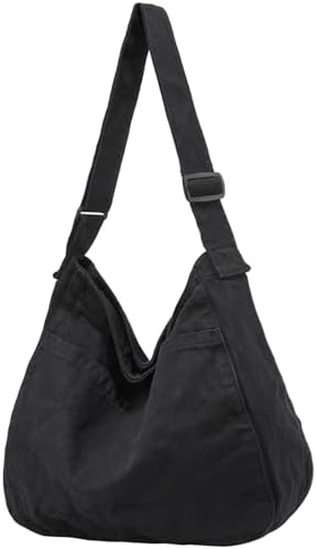 Amazon.com: DAINAOTM Canvas Hobo Crossbody Shoulder Tote Bag for