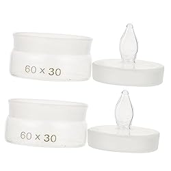SOLUSTRE 2pcs Weighing bottle weighing jar