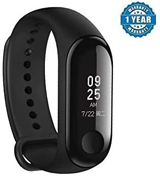 Adlyn M3 Smart Fitness Band, Fitness Tracker Watches for Men | Women | Kids | Unisex Sports Activity Tracker Watch Step Counter Calories Burned, Sleep Monitor SMS, Call Reminder, Camera Shoot (Black)