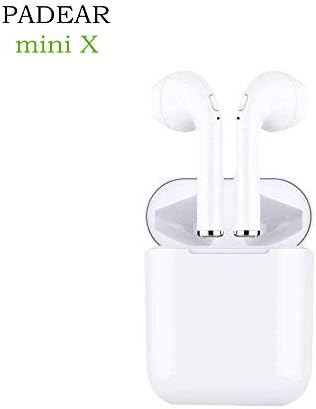 Padear I8X Wireless Bluetooth Earphones - Stereo Earbuds - In-Ear Earphones - Air Microphone Pods for iPhone X, 6, 7, 8 and Android
