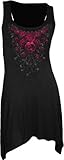 Spiral - Womens - BLOOD ROSE - Goth Bottom Camisole Dress Black