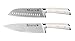 Cangshan S1 Series 59687 German Steel Forged Chef and Santoku Knife Set, 8-Inch and 7-Inch