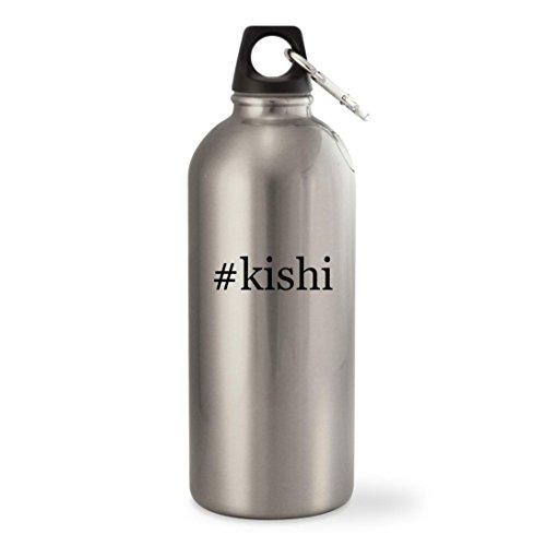 #kishi - Silver Hashtag 20oz Stainless Steel Small Mouth Water Bottle