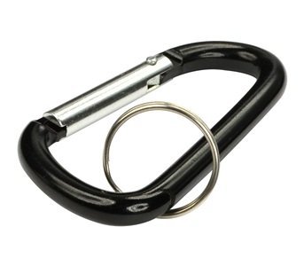 WIWAPLEX 5 PCS Carabiner D Ring with keychain Durable Hooks for Camping, Hiking, Fishing and Outdoors (Simple 5 colors) - Thumbnail 5