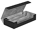 Ultimate Guard Superhive 550+, Deck Case for 550 Double-Sleeved TCG Cards, Black/Grey, Compatible with Boulders, Magnetic Closure & Microfiber Lining