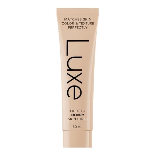 Photo 1 of Luxe Research Color Changing Foundation for Women – Instantly Adapts to Your Skin Tone – Buildable Light-to-Medium Coverage – 12-Hour Wear – Natural Dewy Finish (Dark)