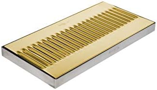 Krome 12″ x 5″ Surface Drip Tray Without Drain, Vibrant Gold Finish-C817