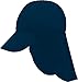 Kids' Sun Hat with Neck Drape - UPF 50+ Sun Protection - Surfs Up in Navy