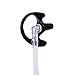 HDE Two Way Radio Ear Mold Replacement Earpiece Insert for Acoustic Coil Tube Earbud (2 Pair, 1- Medium, 1- Large) (Black)