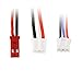 Venom Fly 30C 2S 300mAh 7.4V LiPo Battery with JST and E-flite PH Plug x4 Pack Combo - Compare to E-flite EFLB2802S30
