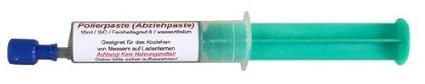 Polierpaste 10ml / Feinschleifpaste für Lederriemen, von Scherenkauf®