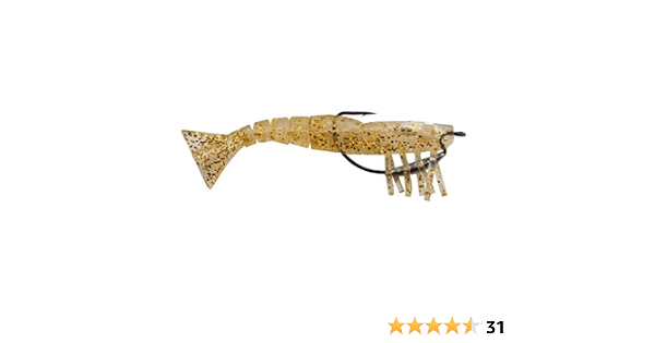 Vudu Shrimp Egret Lures 2 per PK Gold E-vs35-14-08 for sale online