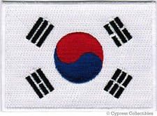 SOUTH KOREA FLAG embroidered iron-on PATCH KOREAN REPUBLIC SEOUL Taegeukgi NEW