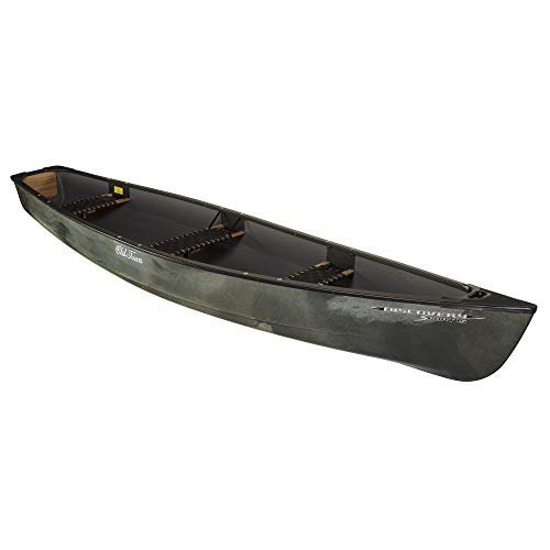 Old Town Discovery Sport 15 Square-Stern Recreational Canoe, Camo, 15 Feet 3 Inches (Best Square Back Canoe)