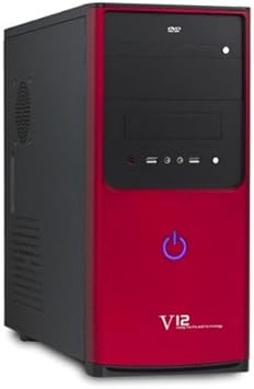 Caja ATX ROJA + Fuente 530W Biwond: Amazon.es: Electrónica