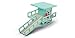Candylab Toys Wooden Cars, Wood Toys for Kids, Malibu Lifeguard Tower, Solid Beech Wood