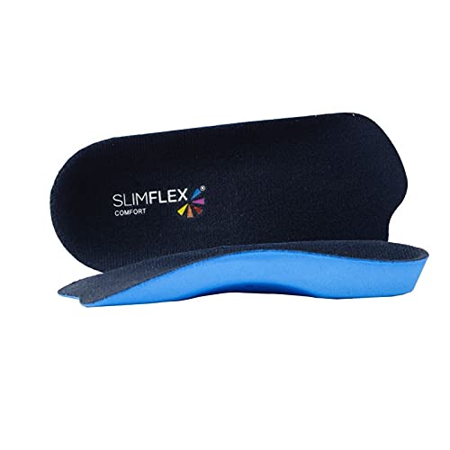 Slimflex Comfort 3/4 Medium Density, Lateral Control, Medial Arch Support, Deep Heel Cup, Blue, 5-6.5 UK / 39 - 40 EU