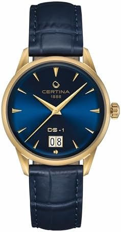Amazon.com: Certina, Mens, DS-1 Day-Date 40mm, Stainless Steel