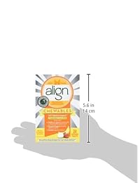 Align Probiotico Suplemento, Fresa Plátano Smoothie Flavored Chewable Probiotics, 24 Count...