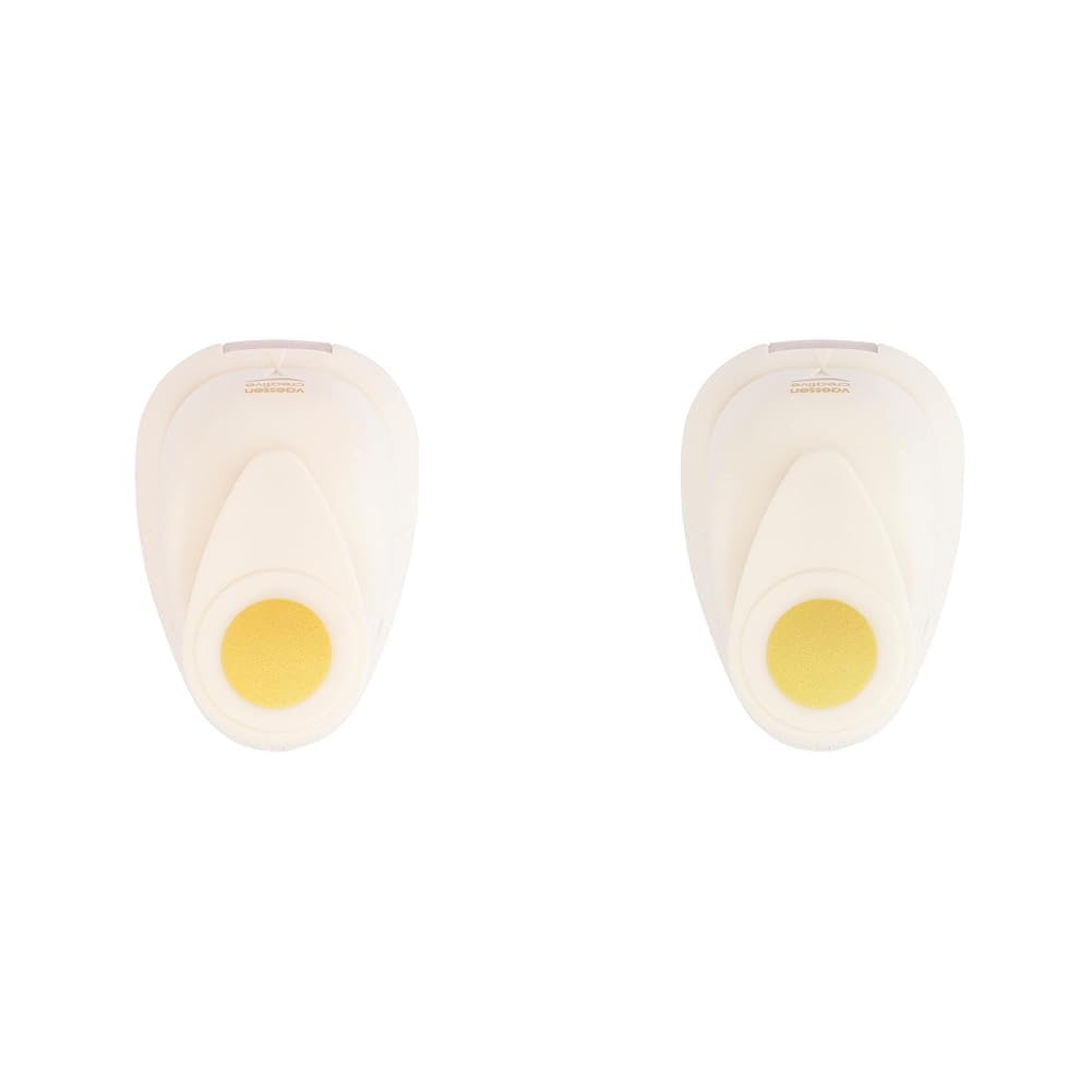 Vaessen Creative 21436-017 Craft Paper Punch Circle Motive Puncher, Multi-Colour, Small (Pack of 2)