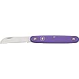 Victorinox Floral Knife, straight 4" blade, pastel purple handle 3.9050.22