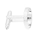 Silver Plated Cufflink Blanks with 16mm Bezel-10pcs