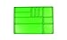 Olsa Tools | Tool Box Organizer Tray | Parts Organizer Tray for Small Parts & Tools | 10-Compartments (GREEN)