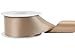 LaRibbons 2 inch Wide Double Face Satin Ribbon - 25 Yard (813-Champange/Vanilla)