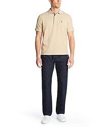 Nautica Men's Classic Short Sleeve Solid Polo