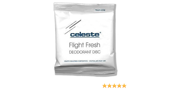 Amazon.com: Celeste Disco de vuelo Fresh Desodorante (manzana verde) – Caso  de 25 : Automotriz