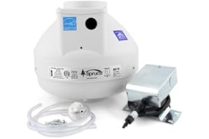 HOMEAIRE Spruce Automatic Clothes Dryer Exhaust Duct Power Ventilator Booster Fan